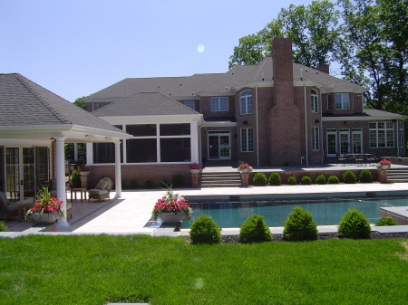 Sunroom, Poolhouse and Open Pavillion 