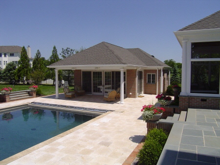 Sunroom, Poolhouse and Open Pavillion 