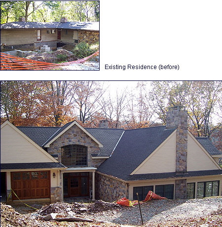 New Addition and Renovation (Before and After)